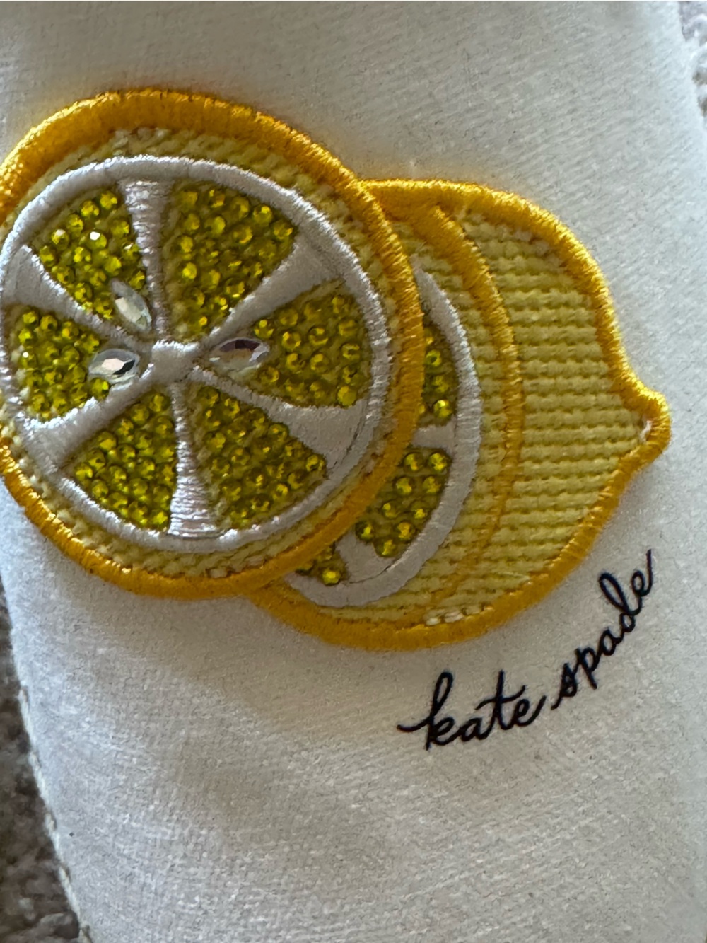 NEW Kate Spade Azura Lemons Espadrille Mules - Picture 7 of 10